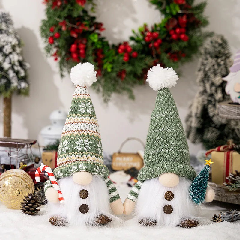 Knitted Light-Up Christmas Gnome 30 cm