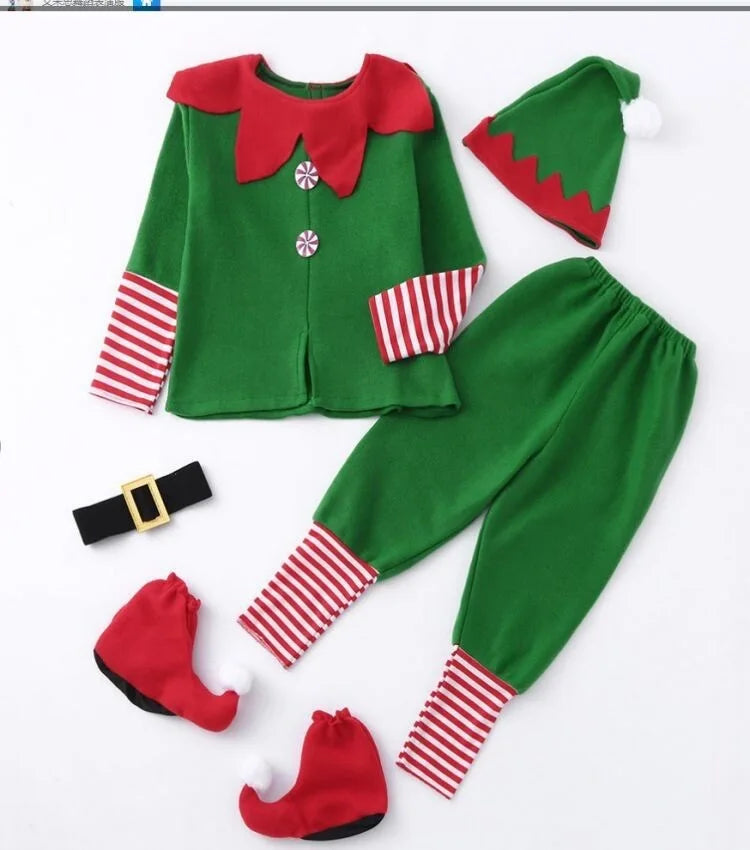 Costume de lutin de Noël – Enfant