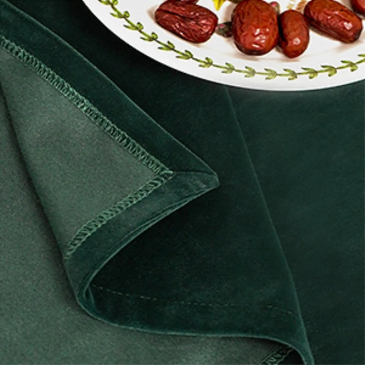Nappe de Noël vert sapin imperméable et lavable