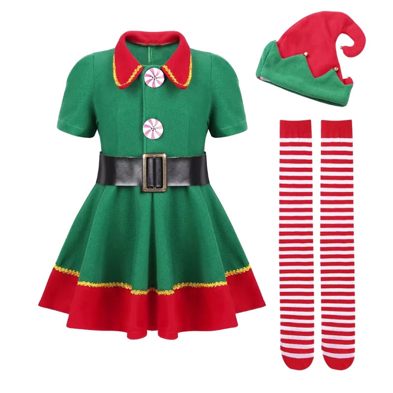 Costume de lutin de Noël – Enfant