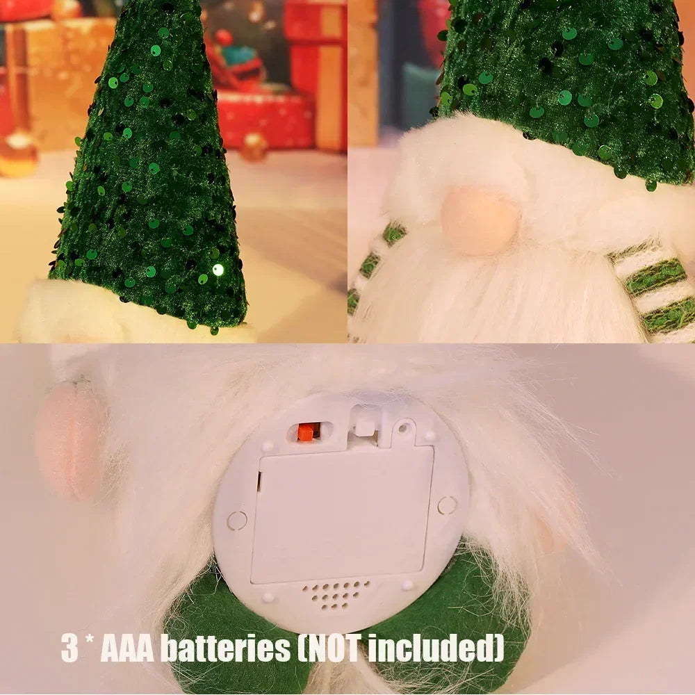 Knitted Light-Up Christmas Gnome 30 cm