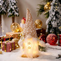 Knitted Light-Up Christmas Gnome 30 cm