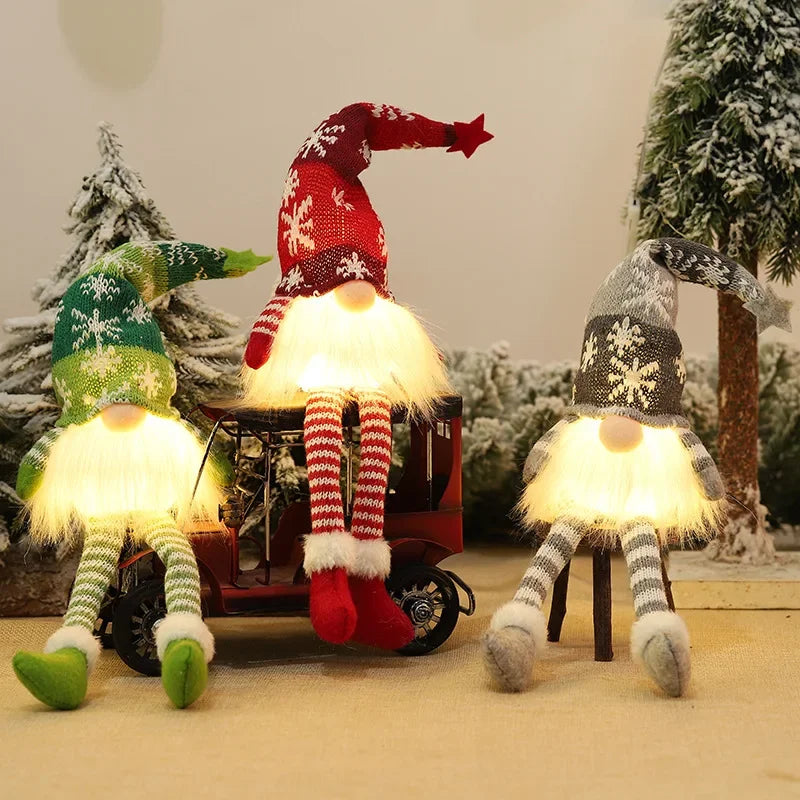 Gnome de Noël lumineux – Veilleuse décorative