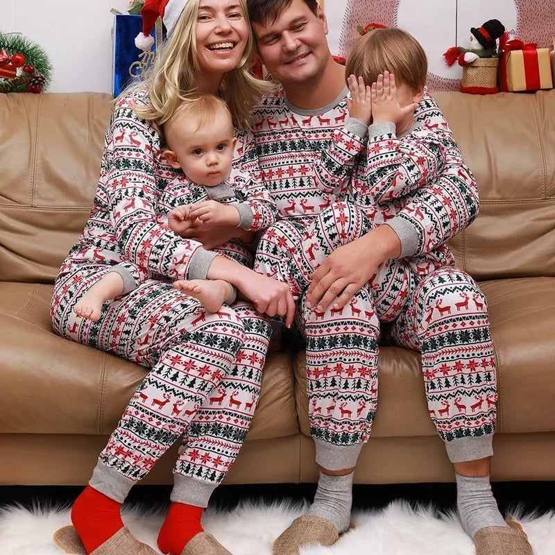 Matching Family Christmas Pajamas – Green or White
