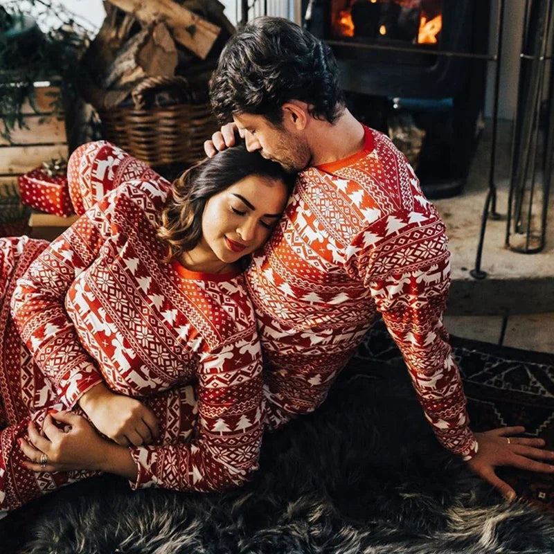 Pyjama de Noël « Merry Xmas » assorti pour la famille