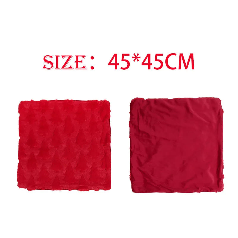 Lot de 4 housses de coussin de Noël – 45 x 45 cm